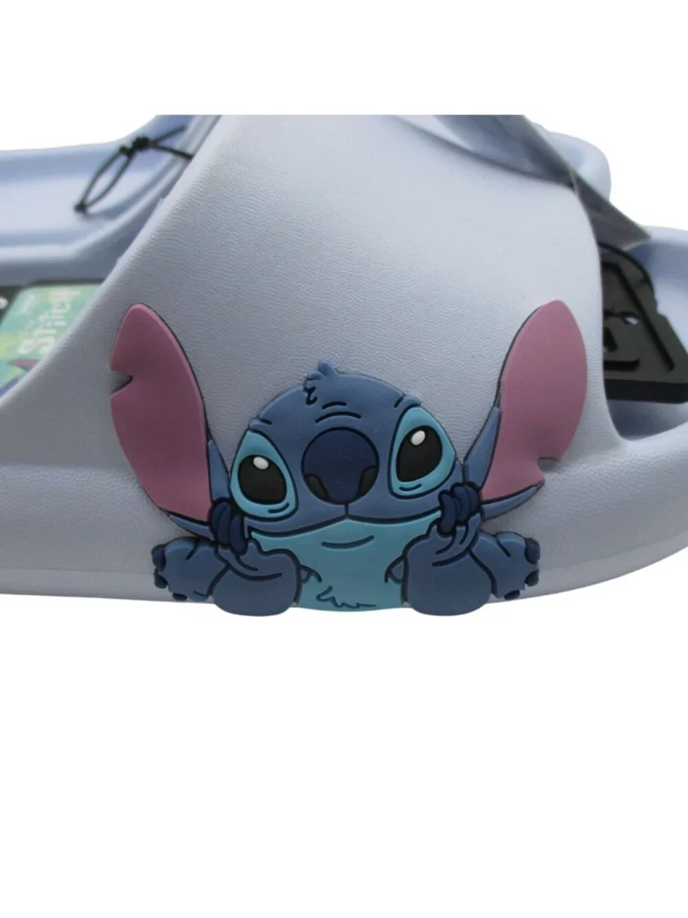 Disney Lilo & Stitch Girls Comfort Slide Sandals Blue 4-5 NWT Slip-On